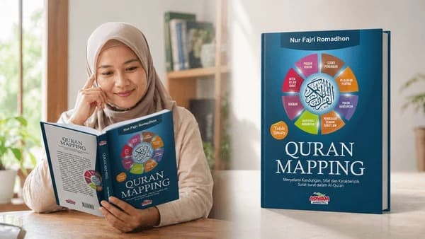 Tampilan buku Quran Mapping dari dekat